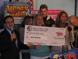 Janet Alnwick- New Mega Millionaire image